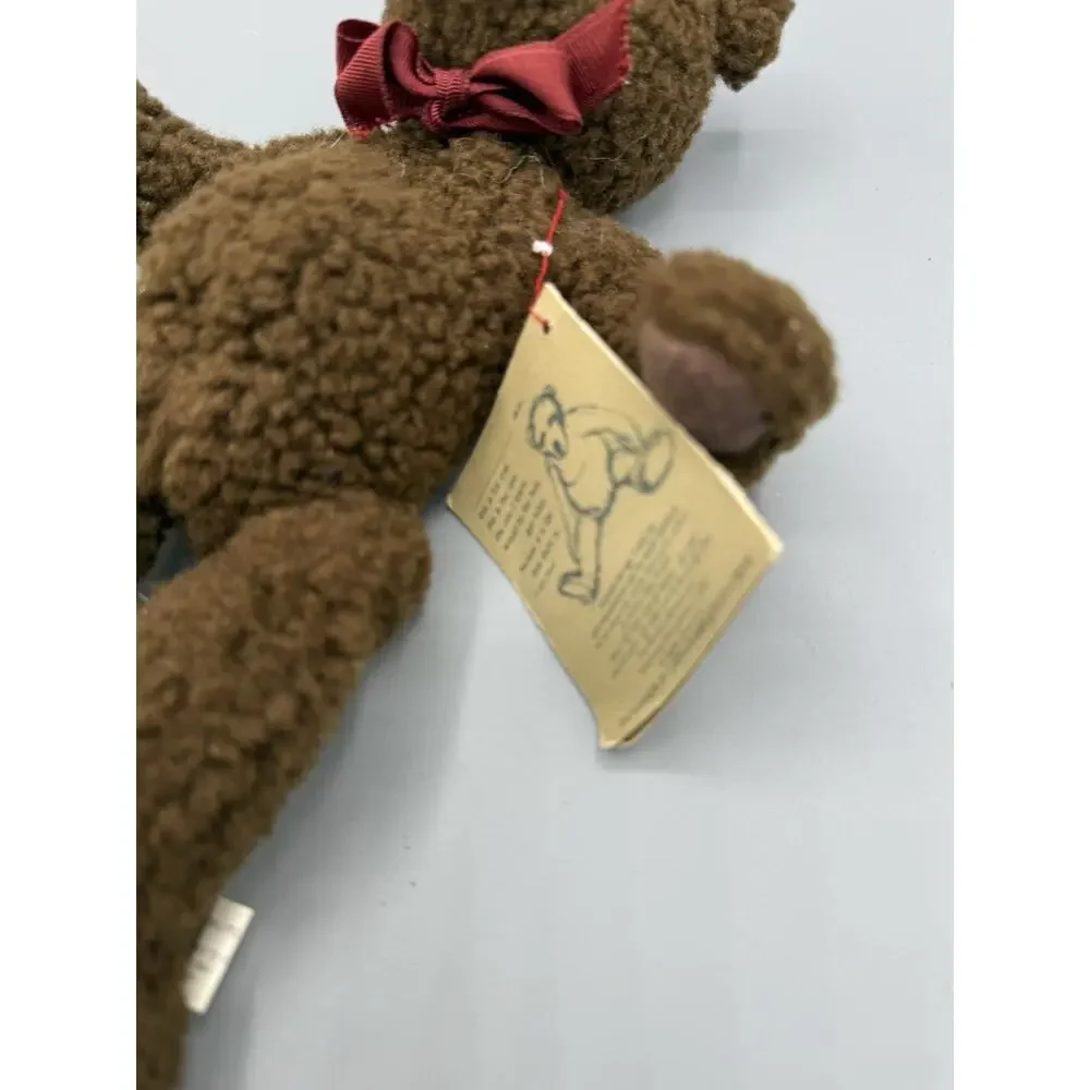 Boyds Bears Plush Teddy Brown 11” 1995 J.B. Bean & Associates w/ Hang Tag